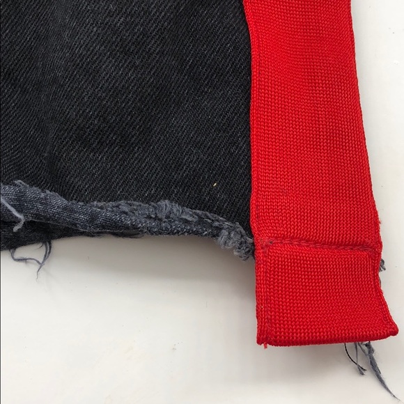 CARMAR LF RED STRIPED SKIRT - Picture 3 of 5